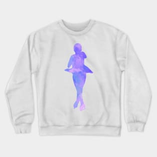 Purple Figure Skater Crewneck Sweatshirt